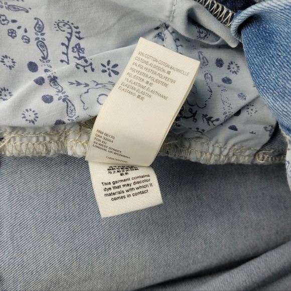 We The Free Free People Crvy High Rise Lace-Up Back Flare Jeans | Size 29 - Picture 7 of 10